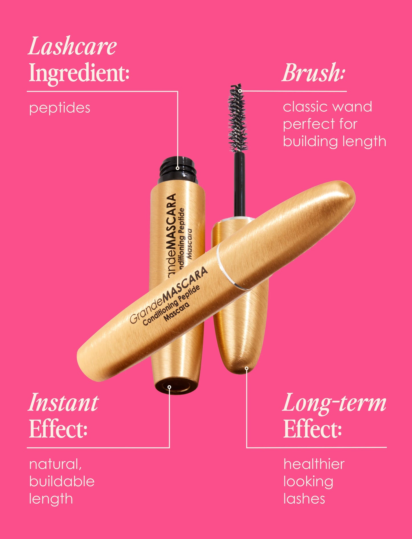 GrandeMASCARA Conditioning Peptide Mascara