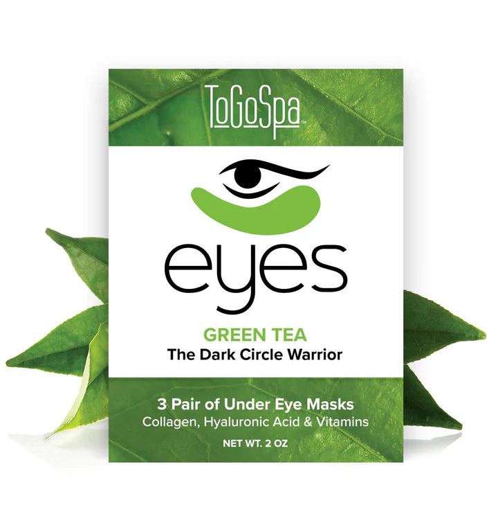 Micro-Infused Collagen Gel Masks with Hydrolyzed & Collagen, Hyaluronic Acid, Aloe Vera, Vitamins C & E, antioxidant-rich Green Tea Extract and energizing Taurine to combat dark circles.