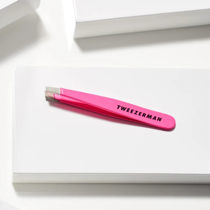 Neon Pink Mini Slant Tweezer