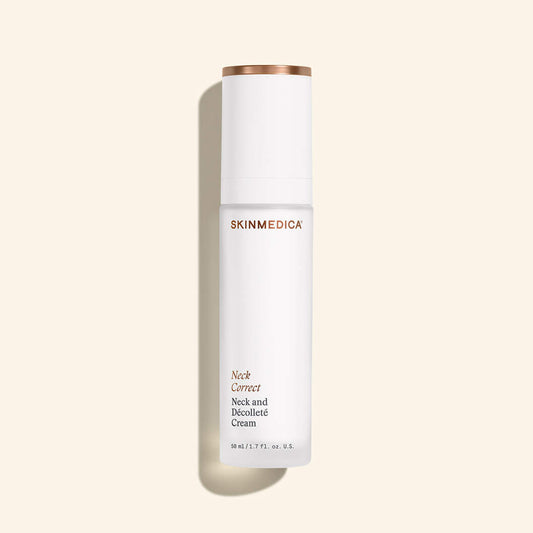 Neck Correct Neck and Décolleté Cream is a powerfully effective serum uniquely designed to prevent and address the visible signs of neck aging. This luxurious serum is clinically proven to visibly lift, firm, and smooth the skin.1
