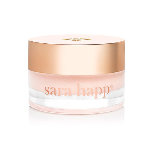 brings lips back to life using restorative natural oils with a subtle shimmer and a delicate rose-vanilla scent.