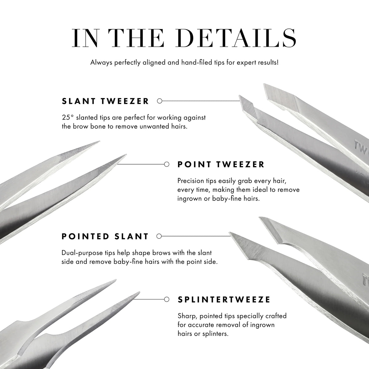 Rose Gold Point Tweezer